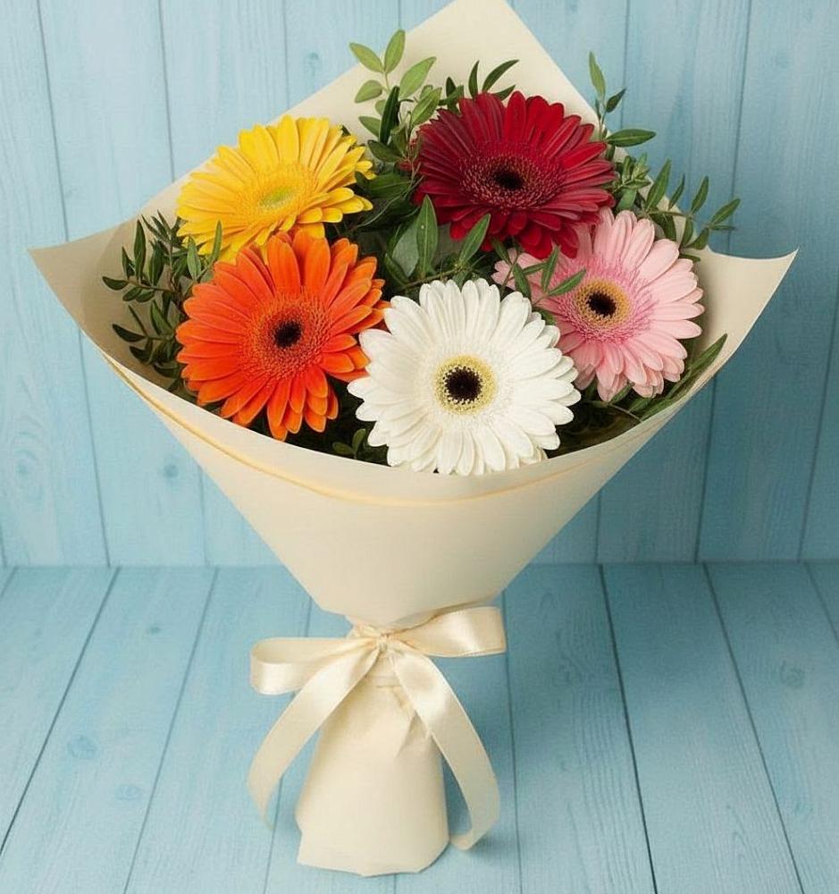 Букет цветов из: Герберы в Благовещенске Амурской области