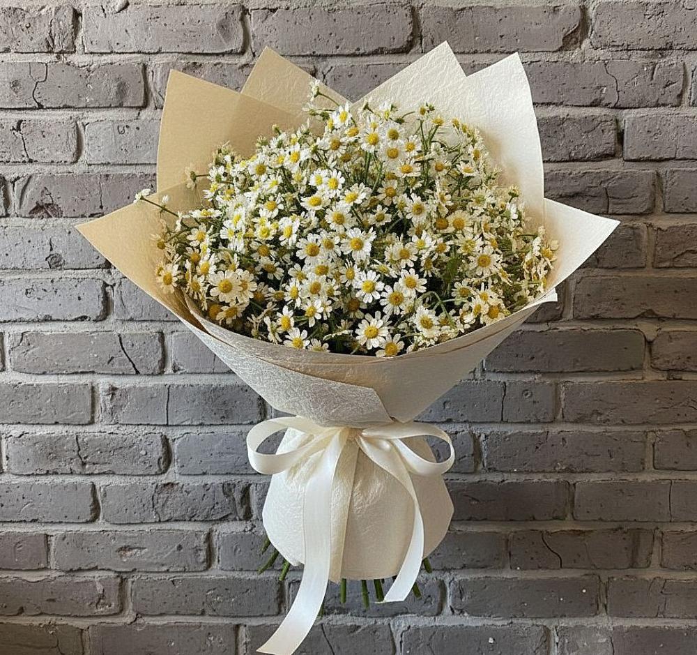 Букет цветов из: Ромашки в Благовещенске Амурской области