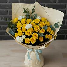 Букет цветов из:  Розы в Благовещенске Амурской области