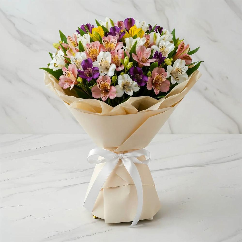 Букет цветов из: Альстромерии в Благовещенске Амурской области