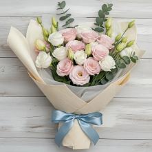 Букет цветов из:  Лизиантусы в Благовещенске Амурской области
