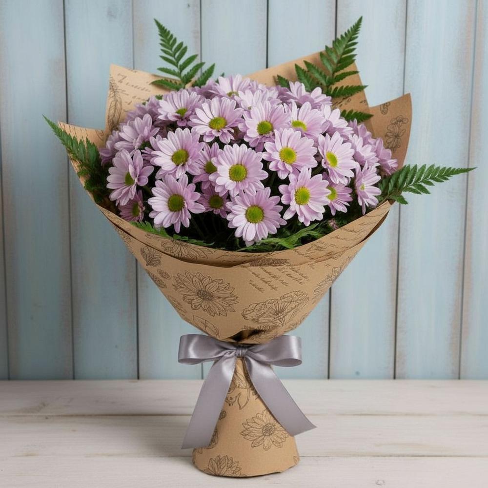 Букет цветов из: Хризантемы в Благовещенске Амурской области