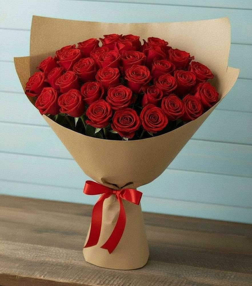 Букет Красные розы Милано в Благовещенске Амурской области
