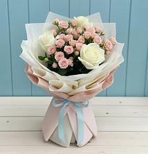 Букет цветов из:  Розы в Благовещенске Амурской области