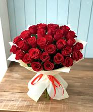 Букет 29 Красных роз в Благовещенске Амурской области