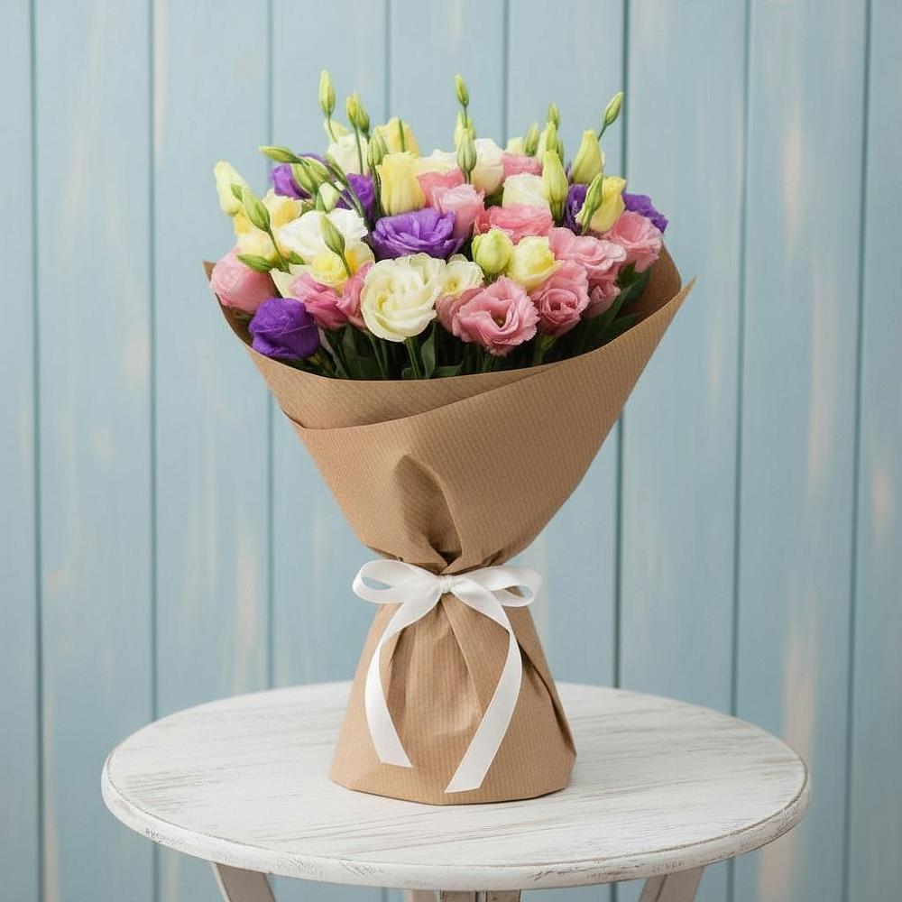 Букет цветов из: Лизиантусы в Благовещенске Амурской области