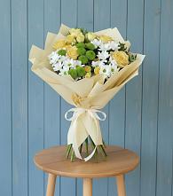 Букет цветов из:  Хризантемы и Розы #REPLACE_PRED# Благовещенске Амурской области