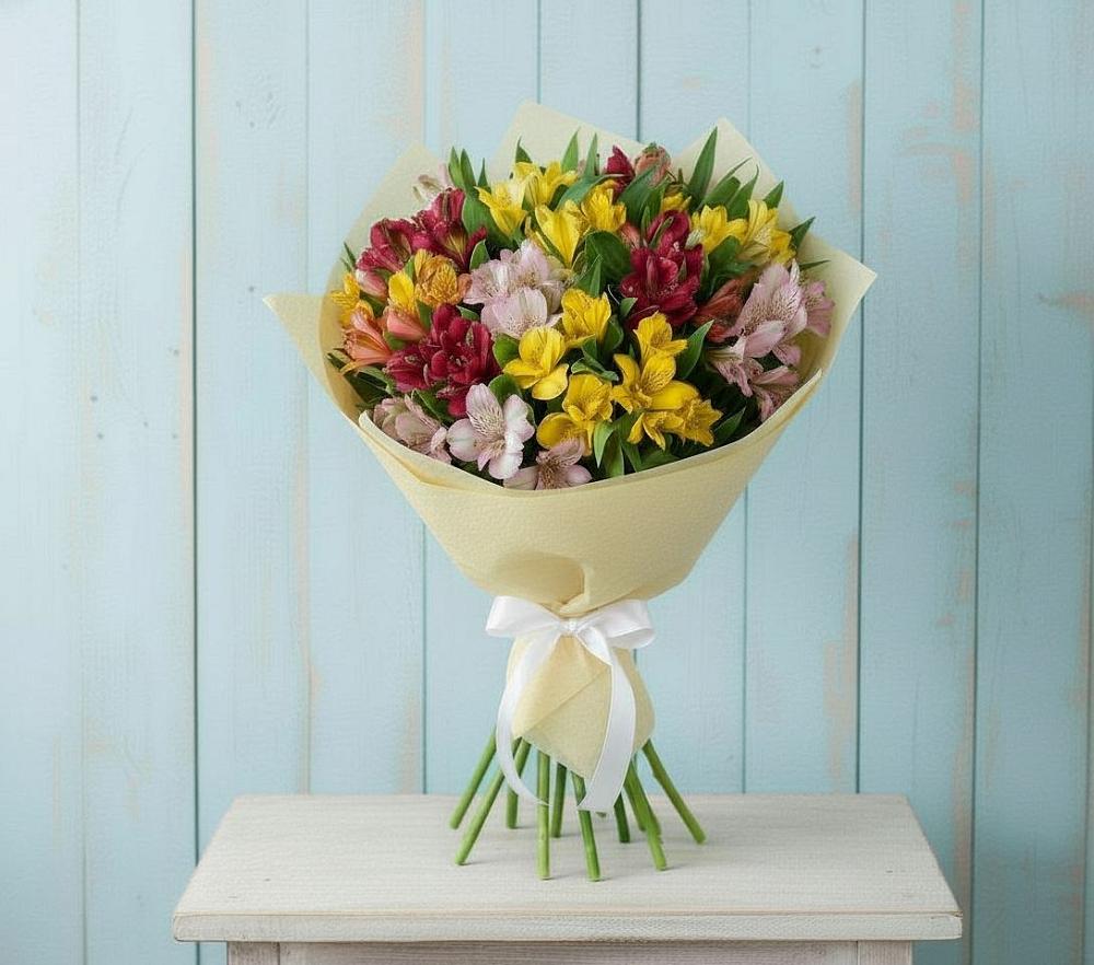Букет цветов из: Альстромерии в Благовещенске Амурской области
