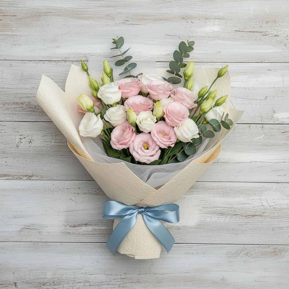 Букет цветов из: Лизиантусы в Благовещенске Амурской области